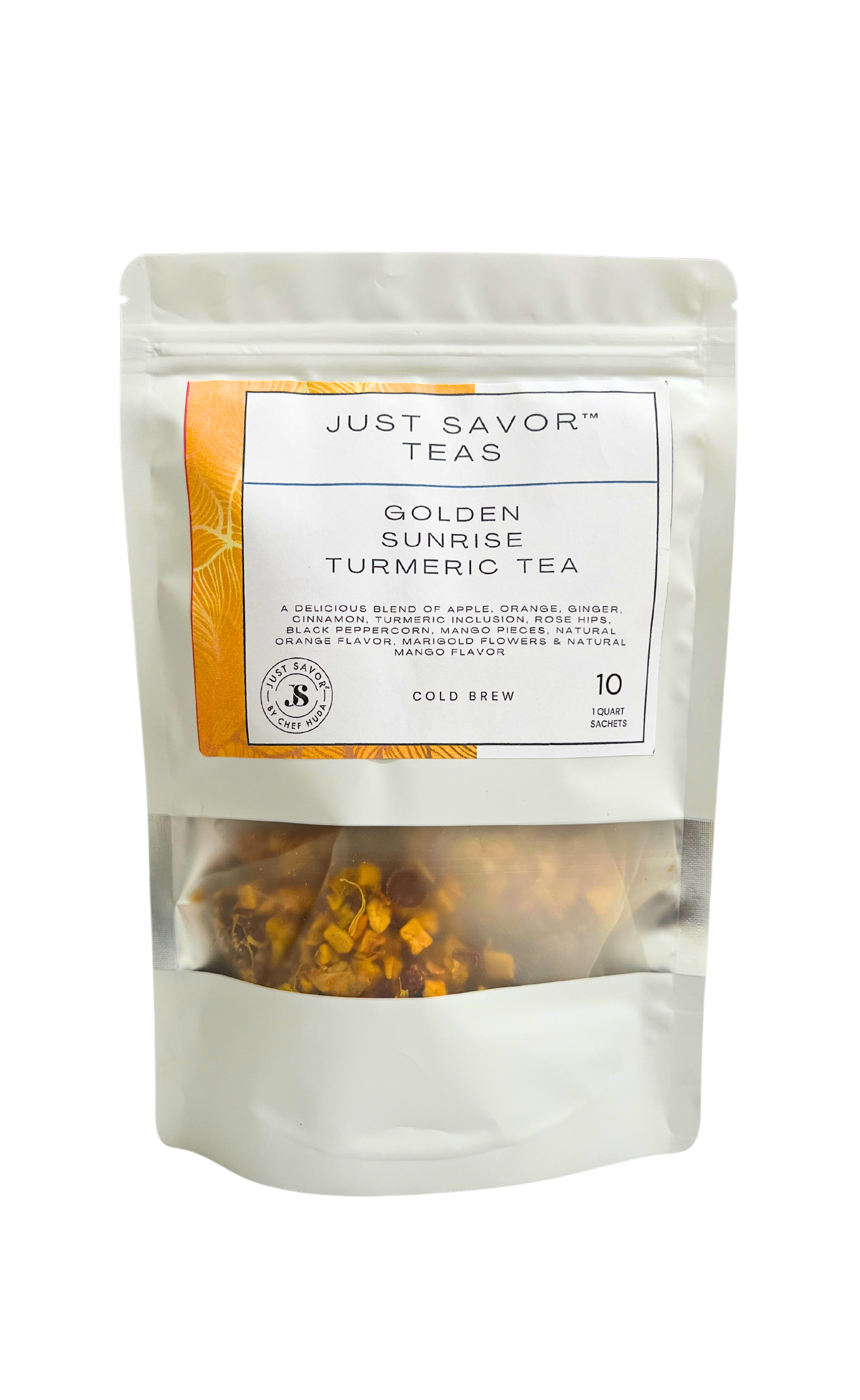 Golden Sunrise Turmeric Iced Tea