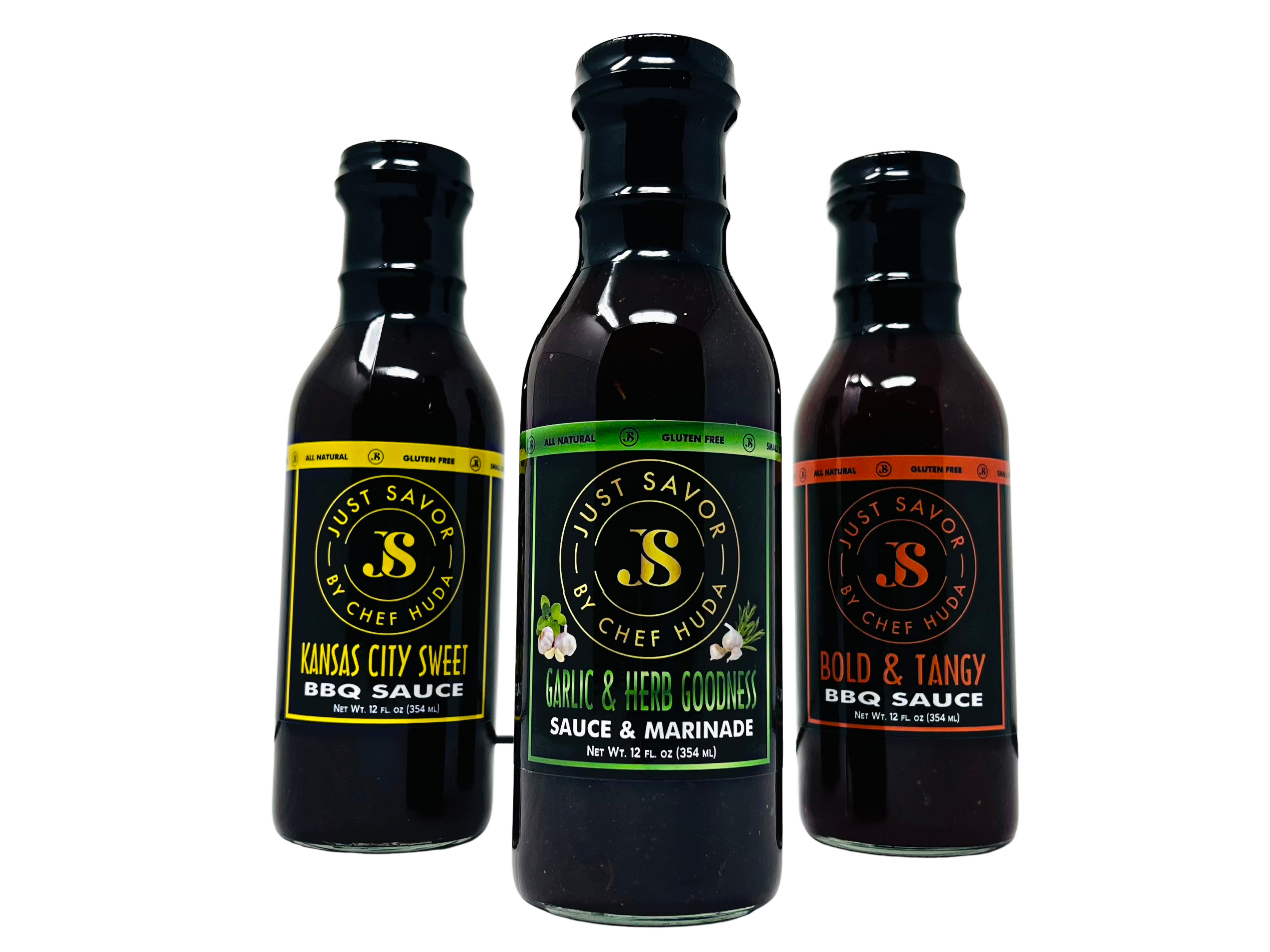 Just Savor Sauce and Marinade Variety Pack | Set of 3