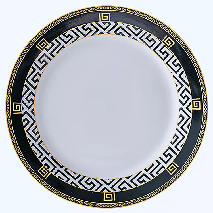 Black Elegance Dinner Plate | 10 inch | Set of 4