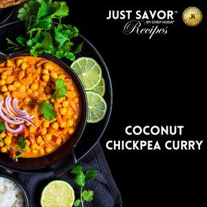 Vegan Coconut Curry Chickpeas | Just Savor™ Recipes
