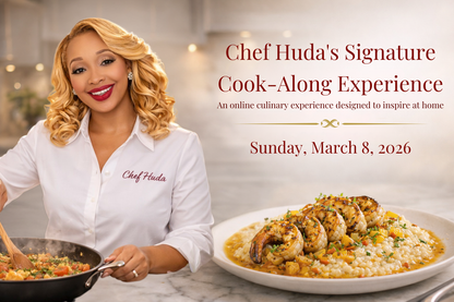 Experiencia culinaria exclusiva de la chef Huda: 8 de marzo de 2026